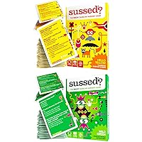 SUSSED 400 Wacky Conversation Starters for Kids, Teens & Adults- The ‘What Would I Do?’ Card Game - Hilarious Gift for Family Fun - Yellow and Green Deck Bundle