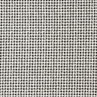 E280 Black and White Hounds Tooth Upholstery Grade Fabric by The Yard