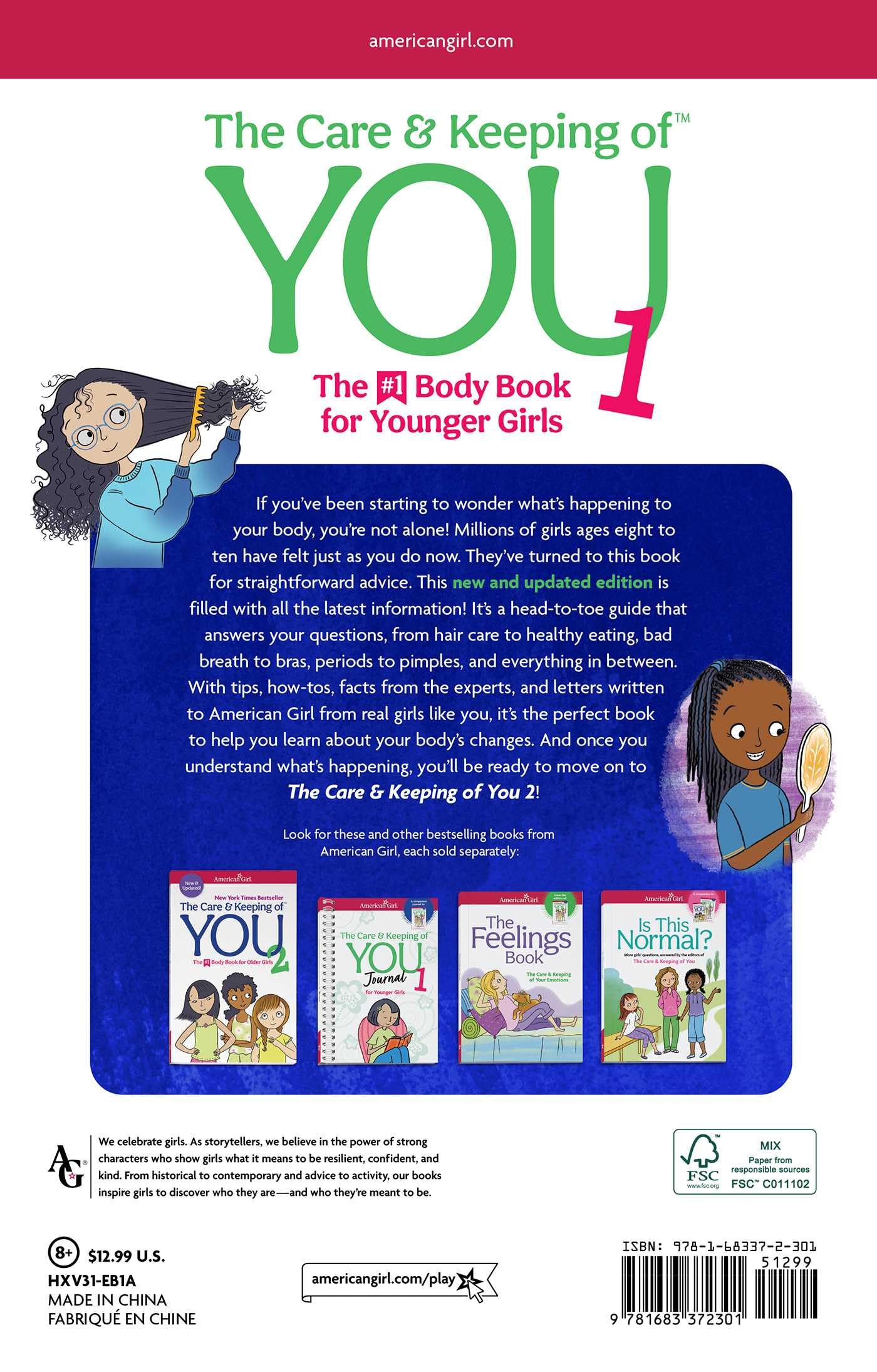 The Care and Keeping of You 1: The Body Book for Younger Girls (American Girl® Wellbeing)