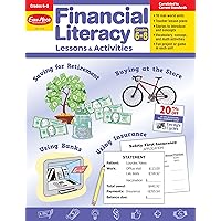 Evan-Moor Financial Literacy Lessons and Activities, Grade 6-8, Homeschool and Classroom Resource Workbook, Learn about Money, Earning, Paying, ... (Financial Literacy Lessons & Activities)