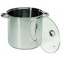 ExcelSteel Stockpot Encapsulated Base, 20 quarts, Silver