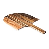 TOSCANA - a Picnic Time brand Pizza Peel Paddle Serving Trays & Platters, One Size, Acacia Wood