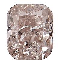 0.15 Ct Natural Loose Diamond, Cushion Diamond, Brown Diamond, Pink Diamond, Polished Diamond, Real Diamond, Rustic Diamond L4471