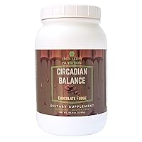 Circadian Balance Non-GMO Gluten Free meal replacement - protein blend 30g - egg whey isolate organic pea plus organic fruits& greens blend digestive enzyme Chocolate Fudge