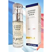 le preel PARIS Jeunesse Supreme Serum, Ultra- Potent, Immediate Tightening Effect ANTI-AGE- Radiance Revealer Made with Hyaluronic Acid + Sophora Japonica Flower and Calcium Alginate MADE IN FRANCE