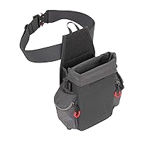 Allen Company Competitor All-in-One Shotgun Shell Pouch with D-Rings - Clay, Trap, and Skeet Shooting Accessories - Hunting and Gun Range Gear - Hard Molded Design - Gray