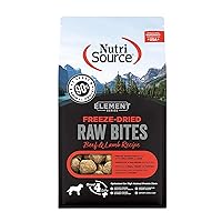 NutriSource Element Series Beef and Lamb Freeze Dried Raw Bites, 10 Ounce (Pack of 1)