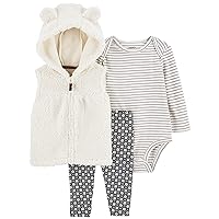 Baby Girls' 3 Piece Vest Little Jacket Set
