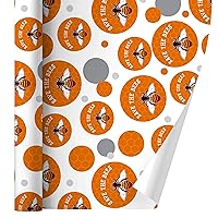 GRAPHICS & MORE Save The Bees Honey Gift Wrap Wrapping Paper Roll