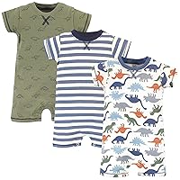 Touched by Nature baby-boys Organic Cotton Rompers