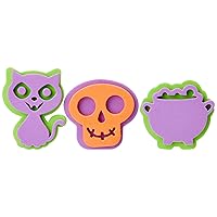 Baker Ross AF703 Halloween Stampers - Pack of 10, for Children to Decorate Card Crafts and Collage, Halloween Arts and Crafts for Kids