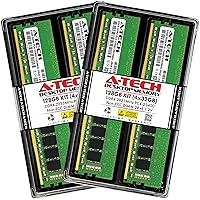 A-Tech 128GB Kit (4x32GB) DDR4 2933MHz PC4-23400 (PC4-2933Y) CL21 UDIMM 2Rx8 1.2V Non-ECC DIMM 288-Pin Desktop Computer RAM Memory Upgrade Modules