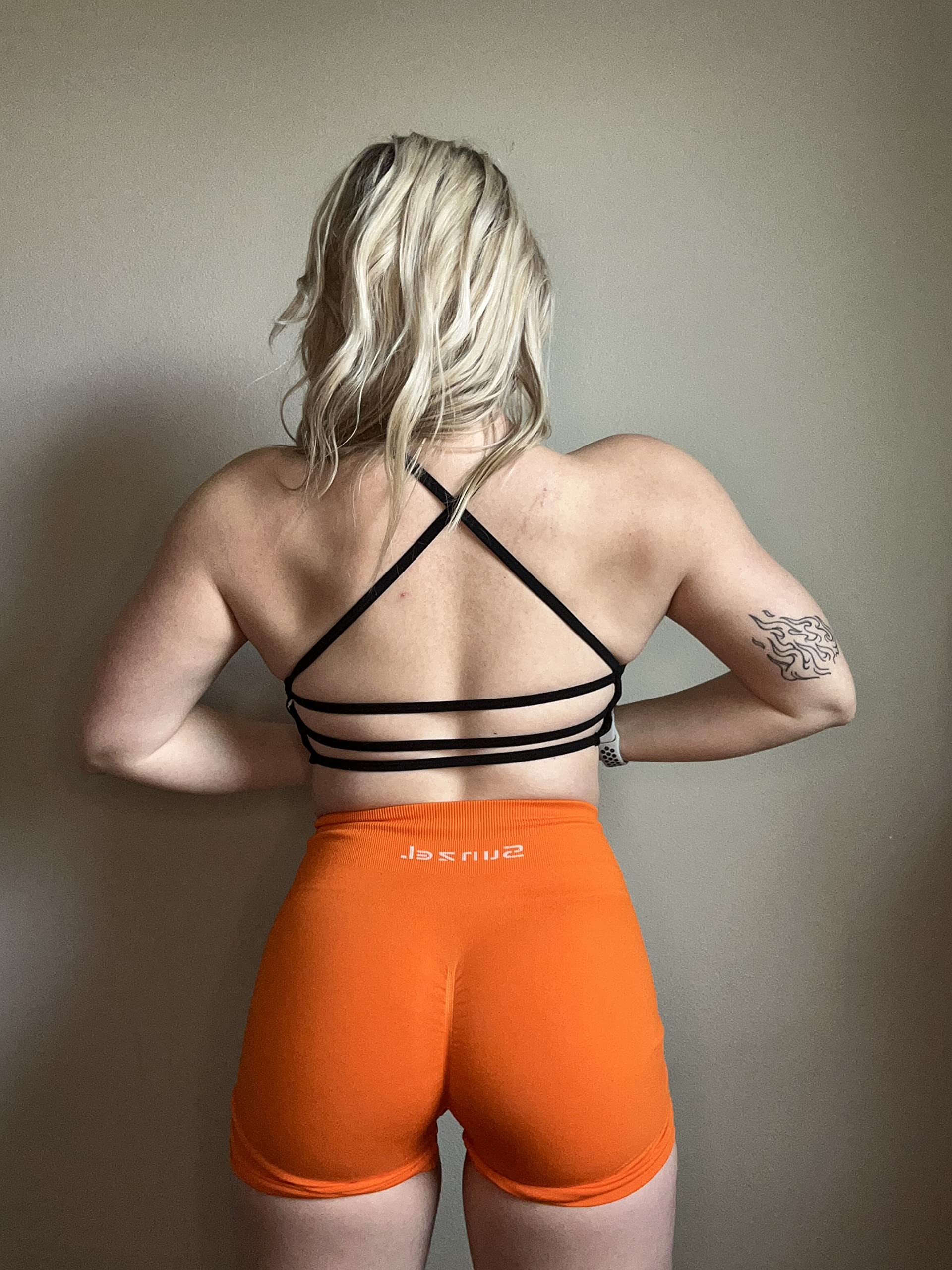 Buy Sunzel Butt Scrunch Seamless Shorts, Womens 5 Inch Workout Shorts High  Waist Stretch Booty Short for Gym/Yoga/Running/Biking