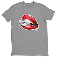Graphic Tees Lips Coin Design Printed 12 Cherry Sneaker Matching T-Shirt