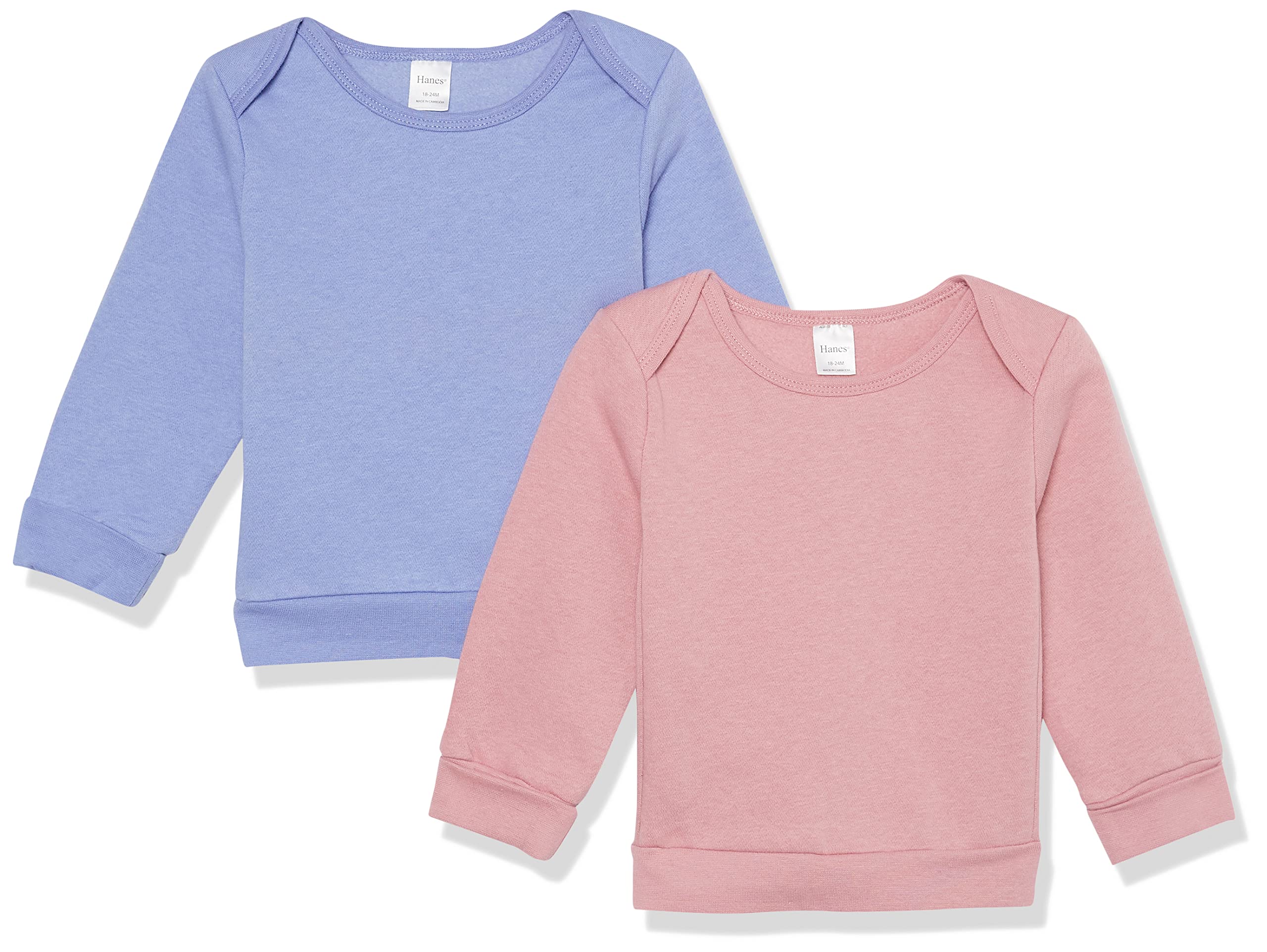 Hanes, Flexy Soft 4-way Stretch Fleece Sweatshirt, Babies and Toddlers