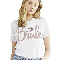 Bride Shirt - Real Crystal Rhinestone Bridal Party Shirts - Bride Squad, Bridesmaid, Team Bride, I Do Crew, Bachelorette Gifts