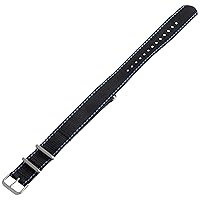 Hadley-Roma MS4220RF 200 20mm Nylon Black Watch Strap