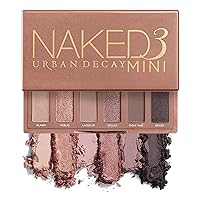 Naked3 Mini Eyeshadow Palette - Pigmented Eye Makeup Palette For On the Go - Ultra Blendable - Up to 12 Hour Wear