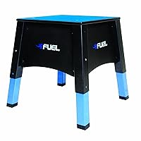 Fuel Pureformance Adjustable Plyometrics Box, blue, black