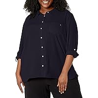 Tommy Hilfiger Women's Plus Essential Elevated Basic Aero Roll Tab