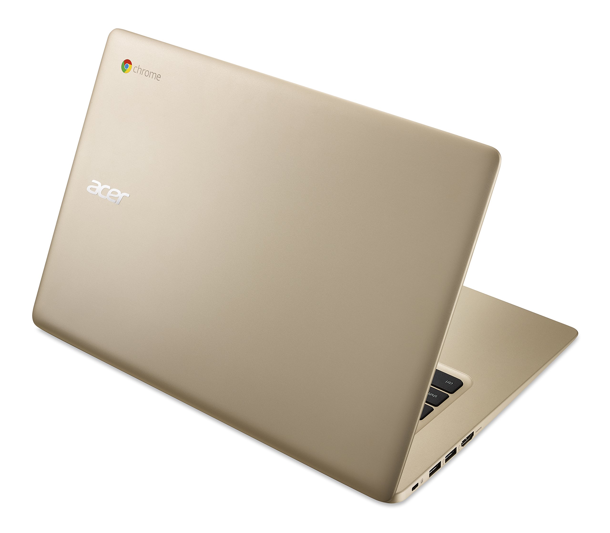 Acer Chromebook 14, Aluminum, 14-inch Full HD, Intel Celeron N3160, 4GB LPDDR3, 32GB, Chrome, Gold, CB3-431-C0AK