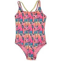 RMLA Girls' 1-Piece Floral Swimsuit