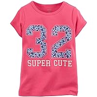 Carter's Little Girls' Slogan Tee (Toddler/Kid) - Super Cute - 5T