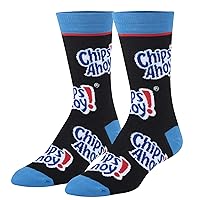 Funny Cookie Socks, Oreo & Chips Ahoy, Colorful Fun Prints, Adult Size
