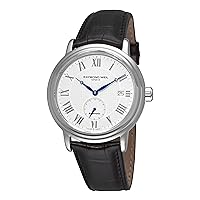 Raymond Weil Men's 2838-STC-00308 Maestro White Small Second Dial Watch