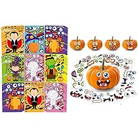 Halloween Party Games Stickers for Kids