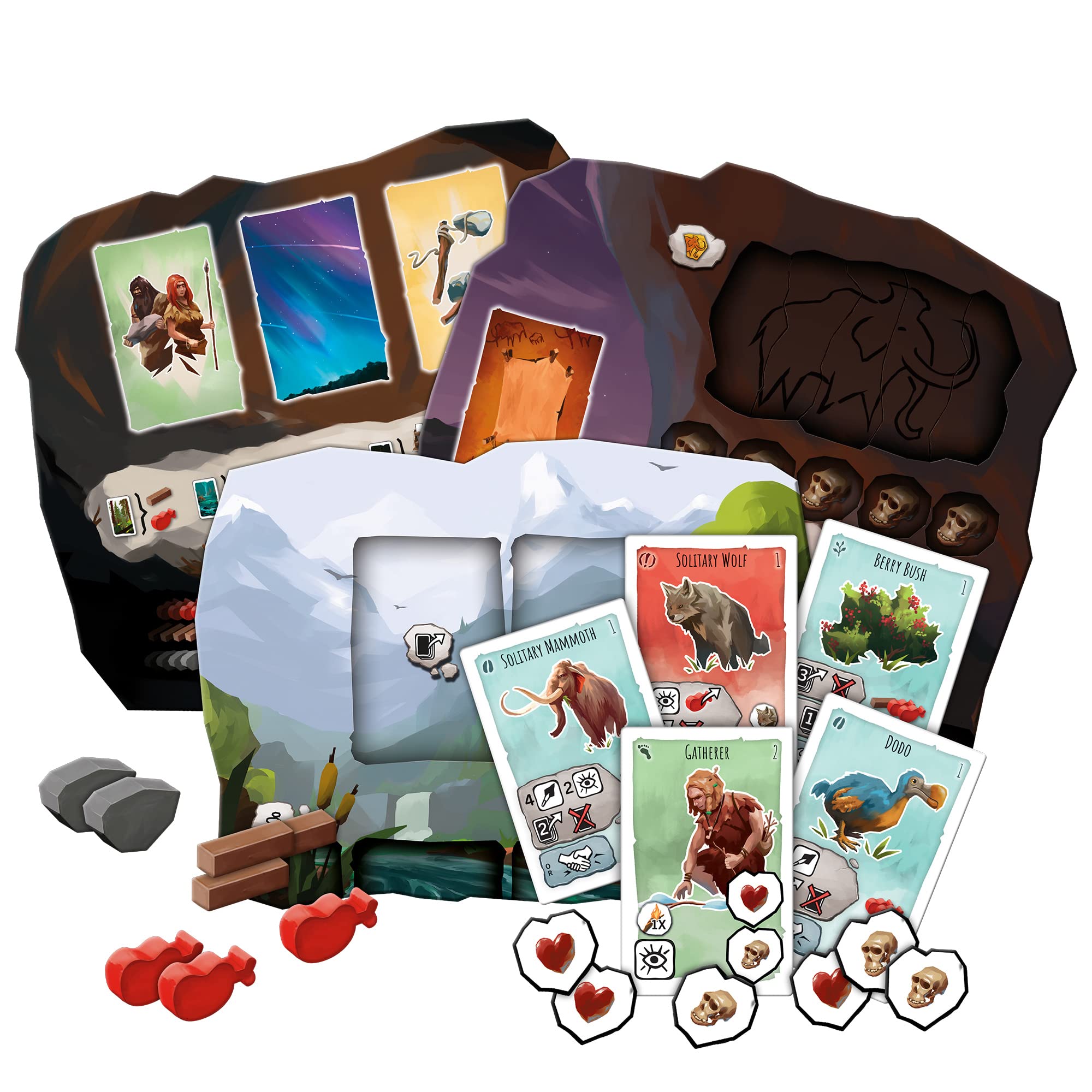 Paleo Board Game | Strategy Game | Stone Age Exploration Game | Cooperative Adventure Game for Adults and Kids | Ages 10+ | 2-4 Players | Average Playtime 45-60 Minutes | Made by Z-Man Games