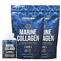 2X Marine Collagen Powder (15oz) & 1x Marine Capsules Bundle