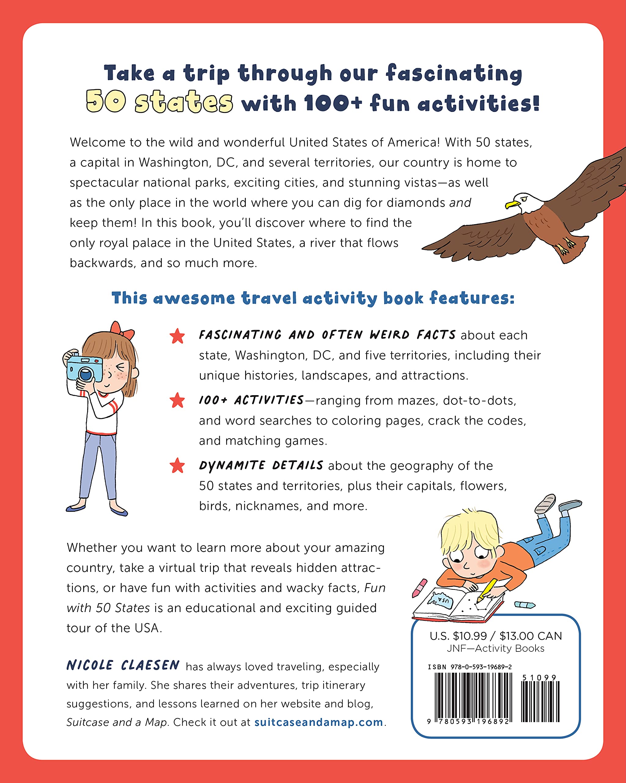 Fun with 50 States: A Big Activity Book for Kids about the Amazing United States