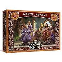 A Song of Ice and Fire Tabletop Miniatures Game Martell Heroes II Box Set - Legendary Leaders of Dorne, Strategy Game for Adults, Ages 14+, 2+ Players, 45-60 Minute Playtime, Made by CMON