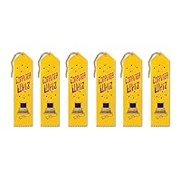 Computer Whiz Award Ribbons, 2 by 8-Inch, 6-Pack