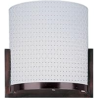 ET2 E95088-100OI Elements 2-Light Wall Sconce, Oil Rubbed Bronze Finish, Glass, MB T10 Incandescent Bulb, Dry Safety Rated, 3000K Color Temp., Electronic Low Voltage (ELV) Dimmable, Shade Material, 840 Rated Lumens