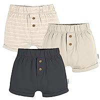Unisex-Baby 3-Pack Knit Shorts