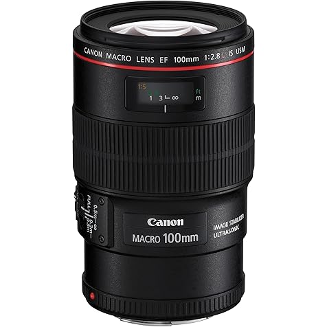 EF 100mm f/2.8L IS USM Macro Lens for Canon Digital SLR Cameras, Lens Only