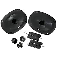 KICKER 46CSS694 CS-Series CSS69 6x9-Inch (160x230mm) Component System with .75-inch tweeters, 4-Ohm (Pair)