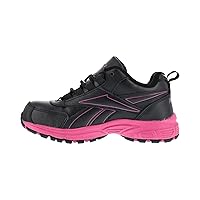Reebok Work Ateron RB482 Womens Black/Pink EH Steel Toe Athletic Cross Trainer Shoes