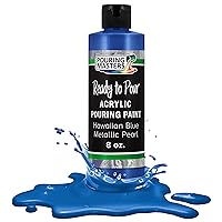U.S. Art Supply Floetrol Paint Additive Pouring Medium for Acrylic Paint and 50 Mixing Sticks