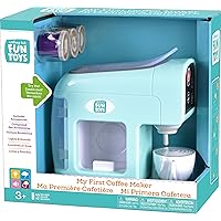 My First Coffee Maker Playset Designed for Children Ages 3+ Years Teal 10.35