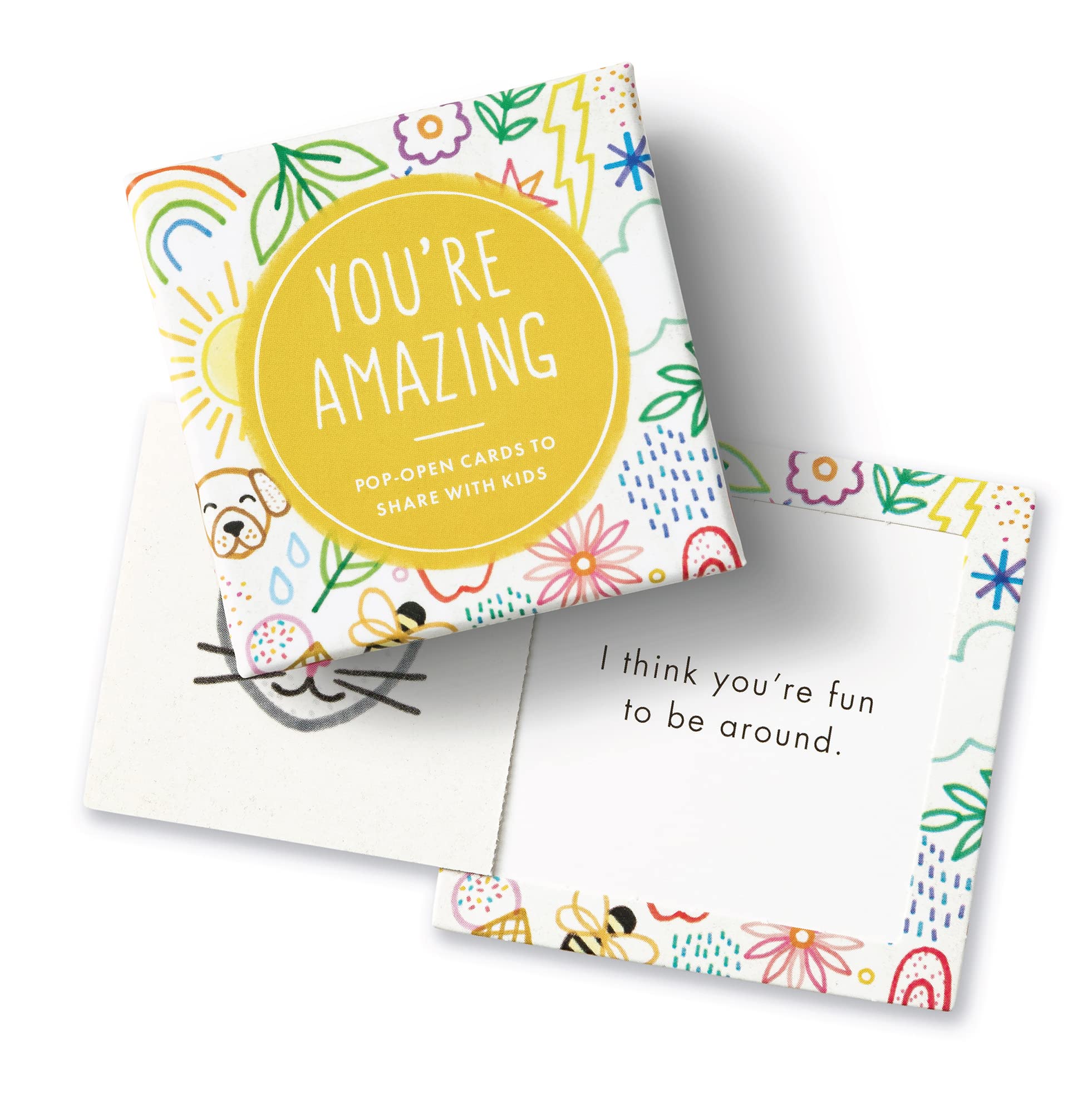 Compendium ThoughtFulls for Kids — You're Amazing — 30 Pop-Open Cards to Share with Kids, Each with a Different Inspiring Message Inside