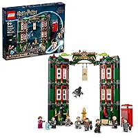LEGO Harry Potter The Ministry of Magic Building Toy 76403 Large Modular Building Set with 12 Minifigures, Harry Potter Gift Idea for Kids Boys Girls Age 9+, Collectible Wizarding World Buildking Kit