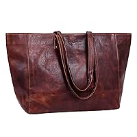 Gift For Mothers Day Avery Leather Tote/Top Handle Shoulder Bag for Women