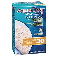 Aquaclear A1371 30-Gallon Biomax, 65g (2.3OZ) , White