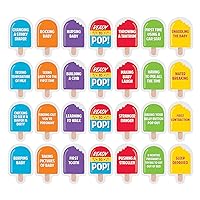 Ready to Pop Baby Shower Game for Baby - 24 Pieces - Summer Popcicle Theme and Gender Reveal Party Supplies