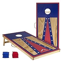 Himal Outdoors Cornhole Board Set, Choose Between 4 x 2 Feet or 3 x 2 Feet Game Boards, Includes 8 Corn Hole Toss Bags