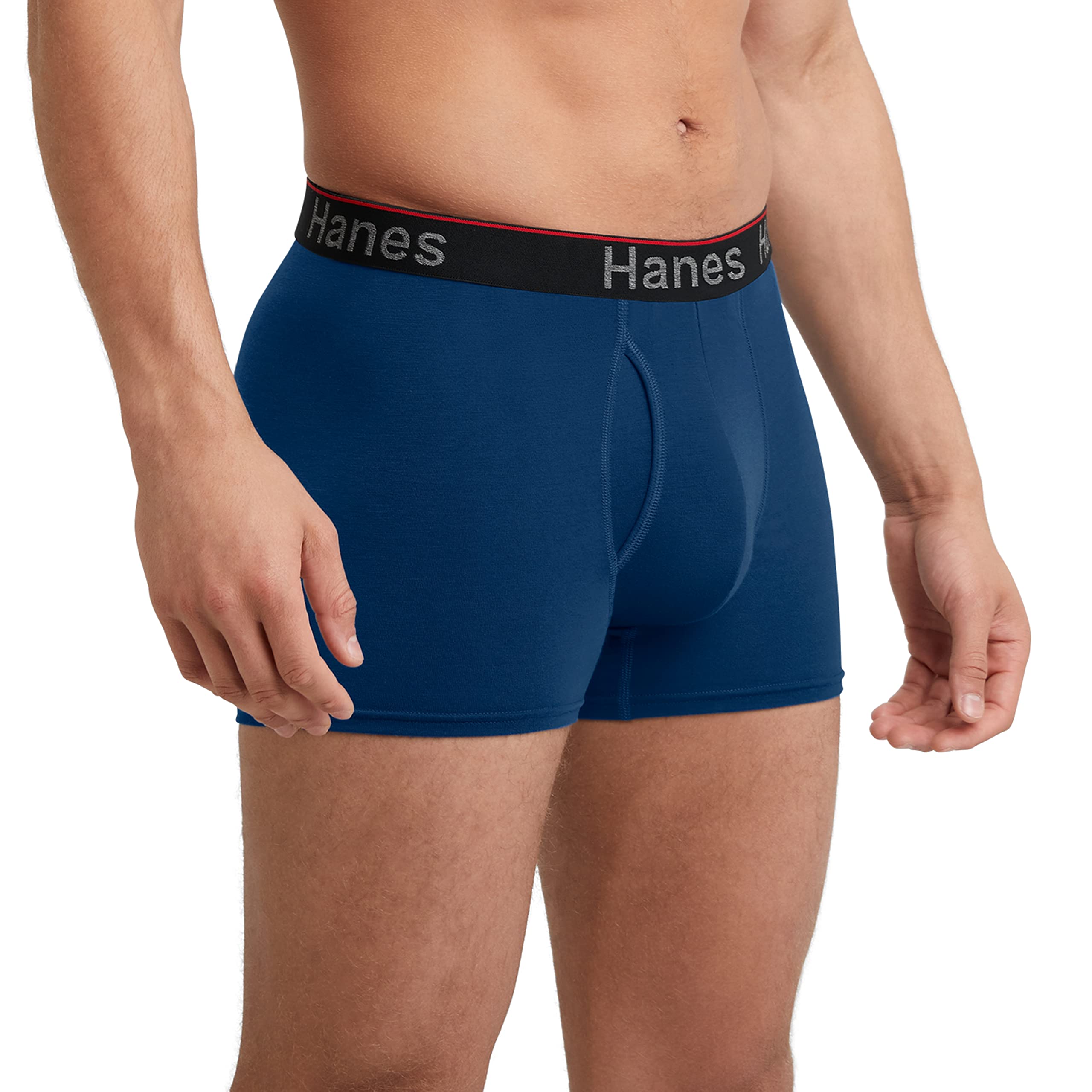 Hanes Total Support Pouch Men's Boxer Brief Underwear, Anti-Chafing, Multi-Pack (Reg Or Long Leg Available)