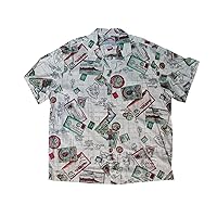 Hawaiiana Islands Men's Hawaiian Aloha Rayon Vintage Shirt